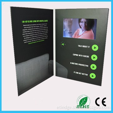 4.3 Inch Custom Invitation LCD Video Greeting Card